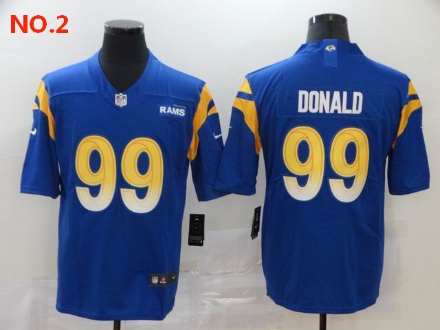 Men's Los Angeles Rams #99 Aaron Donald Jesey NO.2;